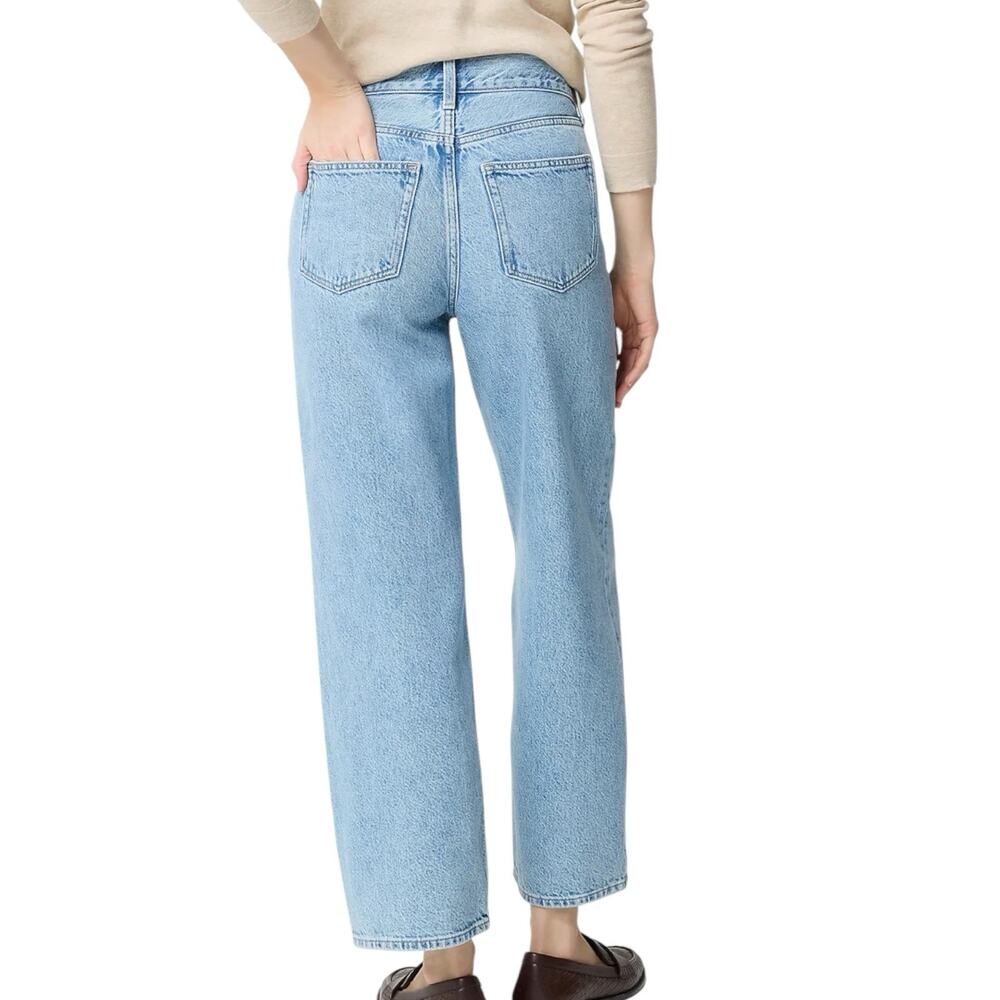NWT J. Crew 90s Vintage Baggy Jeans Size 27 Petite Blue Alps Wash - Picture 2 of 9